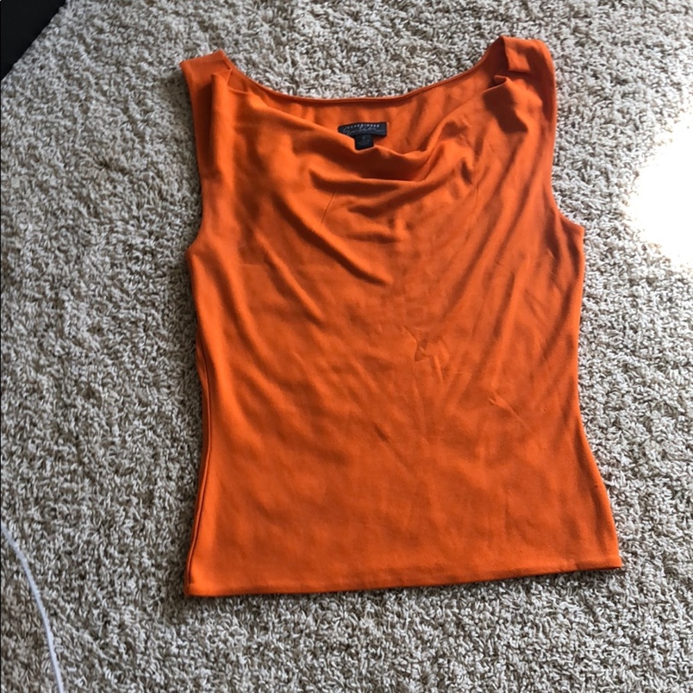 Orange blouse